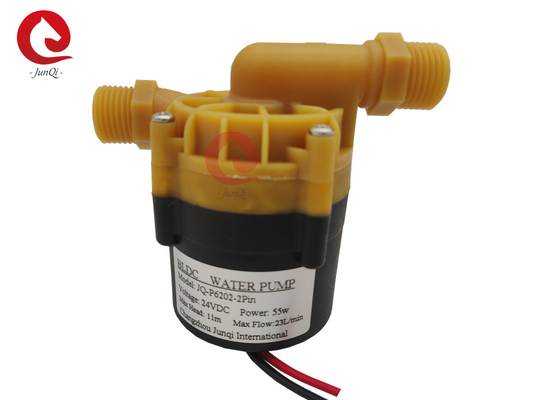 JUNQI 24V 55W pompe à eau à courant continu, pompe à remplissage de purification de l'eau, pompe à circulation de booster régulateur de vitesse du chauffe-eau à courant continu