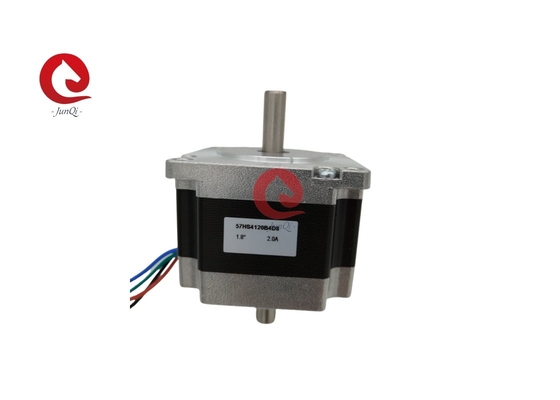 Moteur pas à pas à double arbre Junqi Nema23 57HS4120B4/B4D8 couple de dégagement 0,55 N.m/0,7 N.m