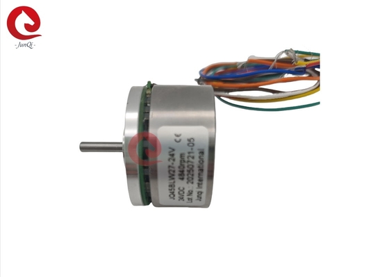 JUNQI  JQ45BLW27 24V 4840rpm 130mN.m Couple Moteur Rotor Plat Moteur BLDC