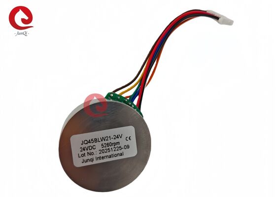 JUNQI  45BLW21  24VDC 6700RPM Couple de 84mN.m Application pour système de vanne automatique