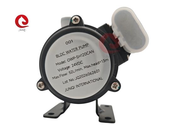 Pompe à eau électrique automobile JUNQI DC24V 110W avec communication CAN pour voitures à énergie nouvelle