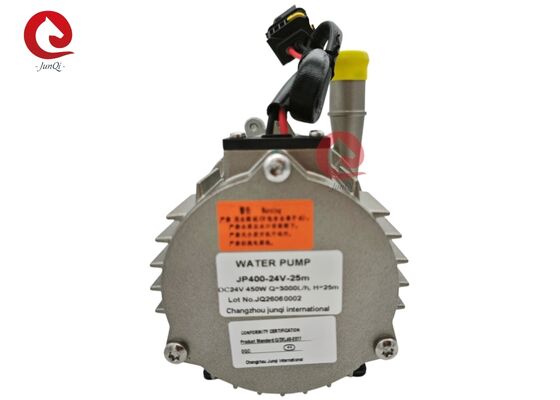 JUNQI 24V pompe à eau à courant continu sans balai haute efficacité 3000LPH 25m tête pour véhicules utilitaires et camions lourds système de refroidissement