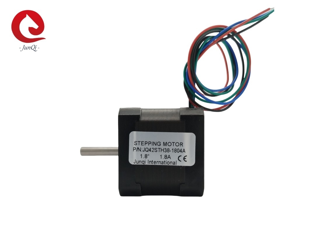 JQ42STH38-1804A Moteur pas à pas Nema17 à 4 plombs 38 mm Longueur 1.8A 0.4Nm Pour laser CNC et imprimante 3D