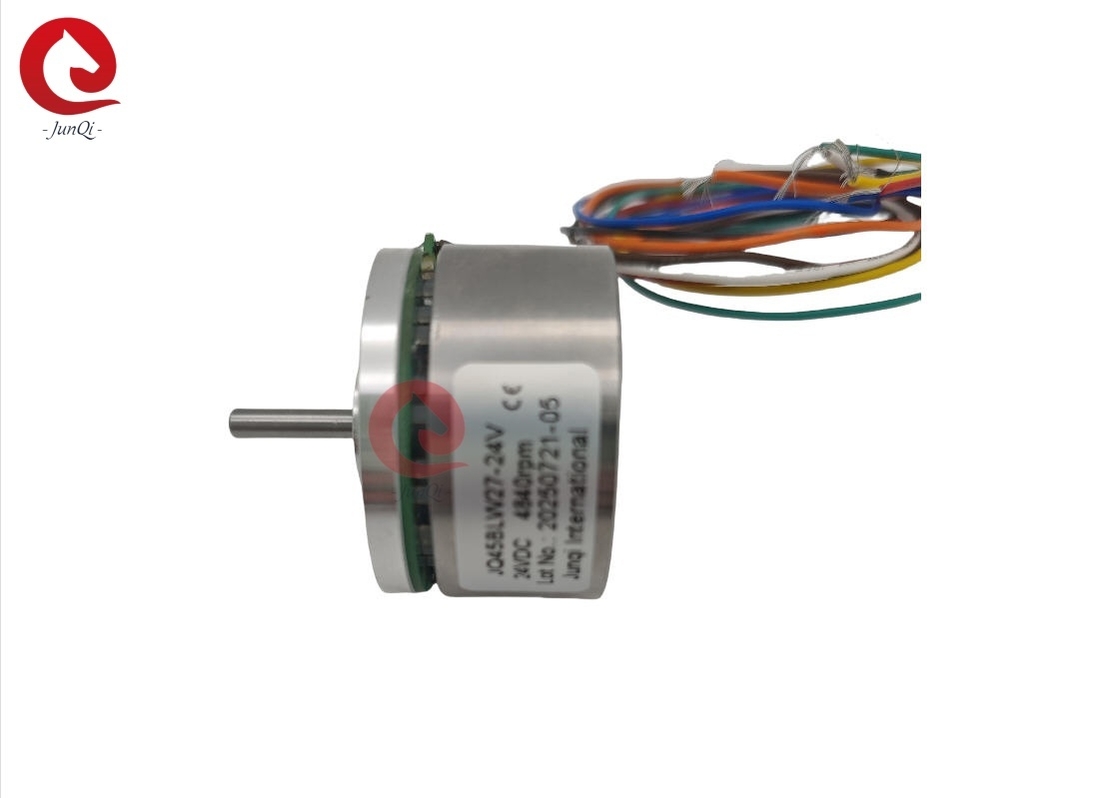 JUNQI  JQ45BLW27 24V 4840rpm 130mN.m Couple Moteur Rotor Plat Moteur BLDC