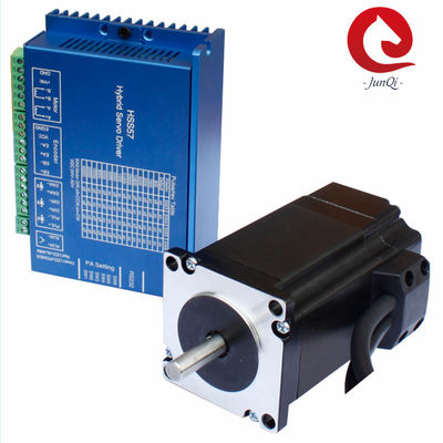 contrôleur Kit de commande numérique par ordinateur de Hybrid de conducteur du moteur pas à pas HSS57 de 76mm Nema23 4.2A 2N.M
